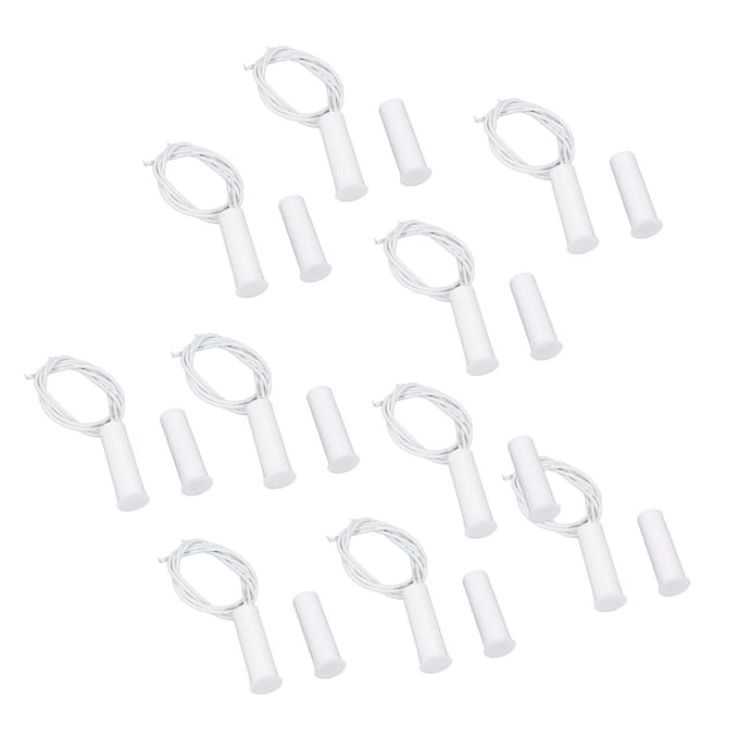 10 Sets Verzonken Magnetische Schakelaar DC100V 10W NC Type Vlamvertragend Deursensor Raam Reed Schakelaar white