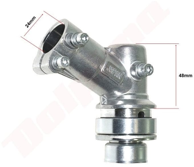 Haakse overbrenging passend op 24mm x10T MINI