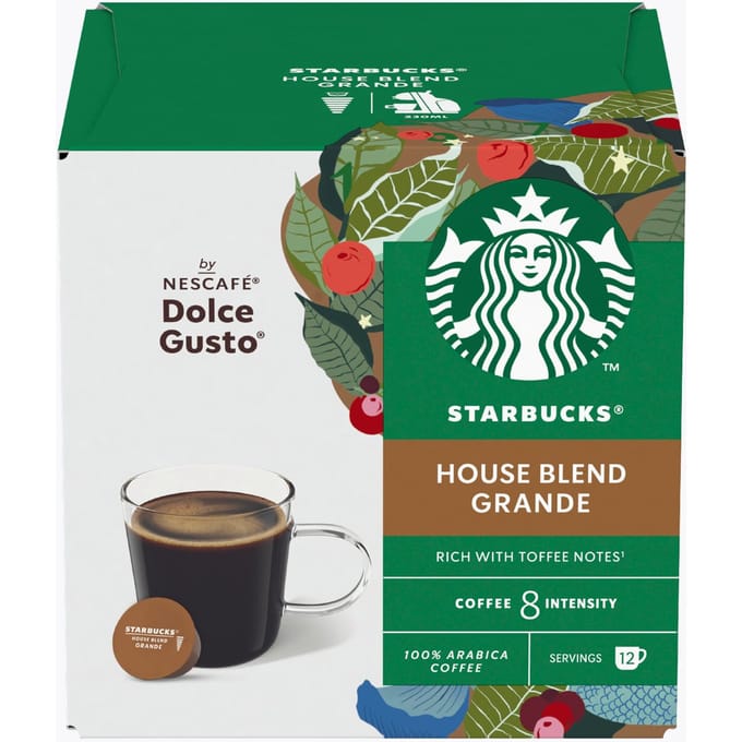 STARBUCKS® by NESCAFÉ® Dolce Gusto® Grande House Blend 12 capsules
