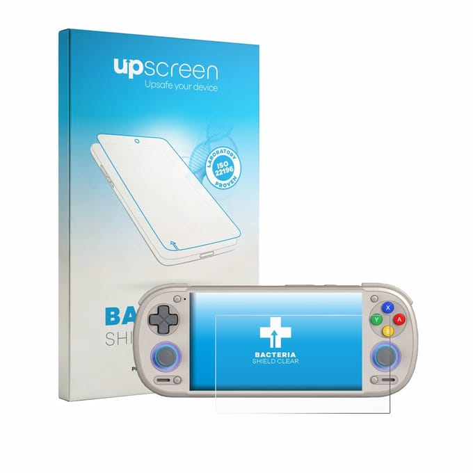 upscreen - Screenprotector voor Retroid Pocket 6 - Folie Beschermfolie transparant antibacterieel