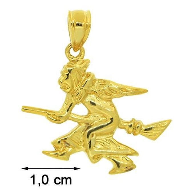 Blinx Jewels Vergulden Hanger Heks