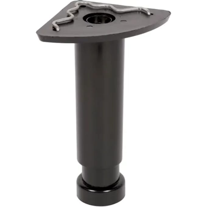 Duraline Meubelpoot Verstelbaar Pvc 3,5x12-18cm Zwart