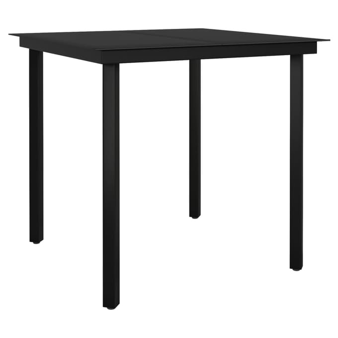 vidaXL - 3-delige - Tuinset - zwart