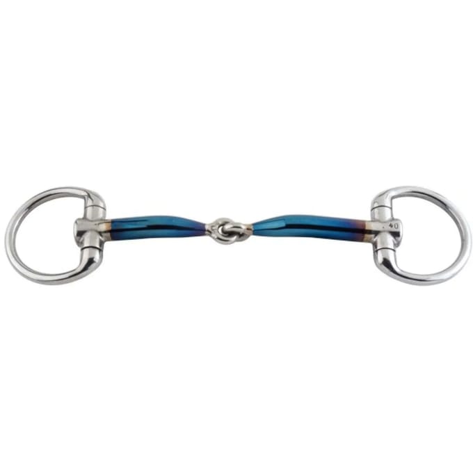 Olijfbit voor paarden Trust Sweet Iron Eggbutt Bradoon Jointed 12