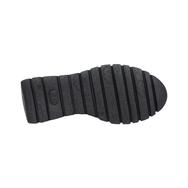 Wonders Materia - dames moccasin - Zwart - maat 41 (EU) 8 (UK)