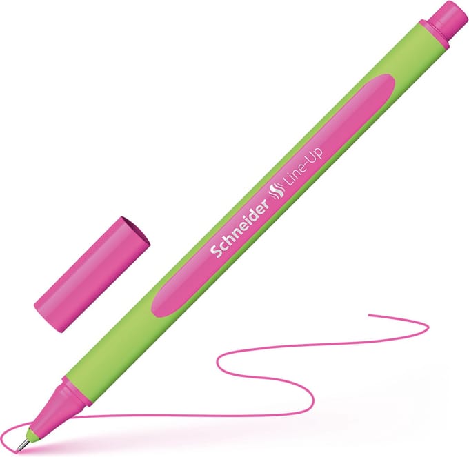 Schneider fineliner - Line-Up - lijnbreedte 0,4mm - neon-pink - S-191069