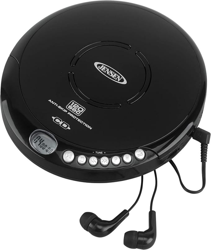 Draagbare CD Speler met Bluetooth en FM Radio - Schokbestendig