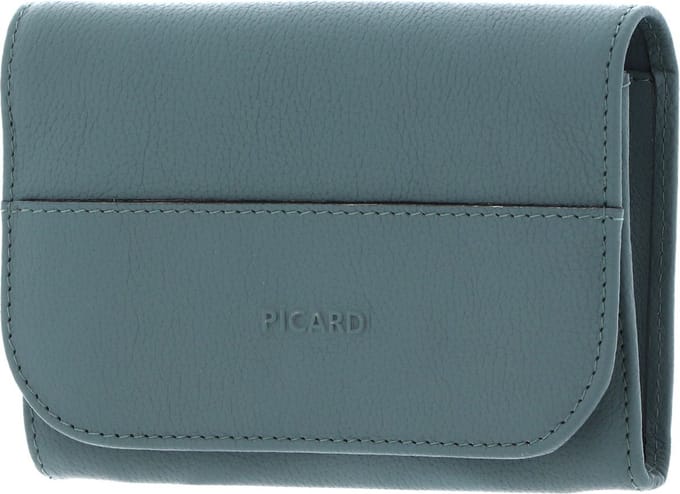 PICARD Leren Portemonnee Legere E 1 Wallet With Flap Palm Leaf Mintgroen