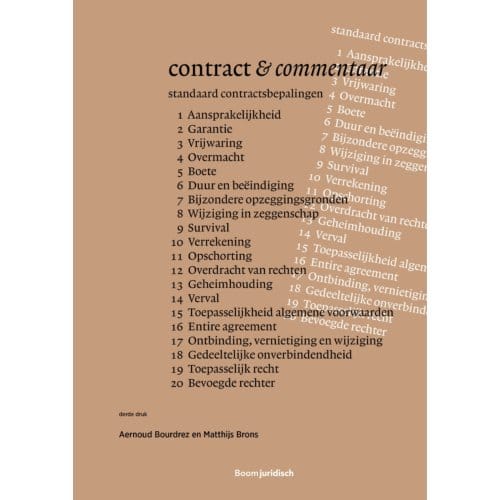 Contract & Commentaar - A.H. Bourdrez