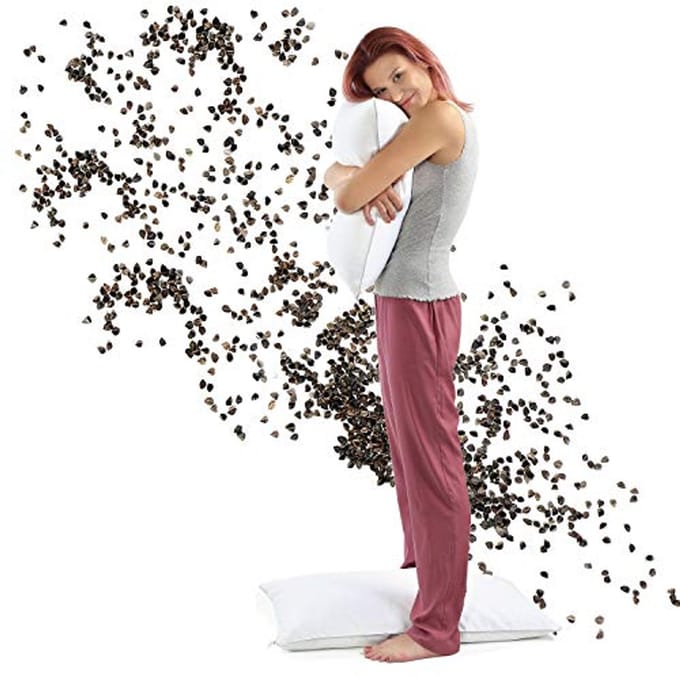 Biologisch Boekweitkussen 40 x 80 cm - Verstelbaar Nekkussen voor Optimale Ondersteuning