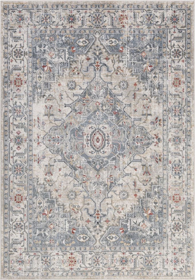 SURYA - DALILA Vintage Oosters Grijs Tapijt