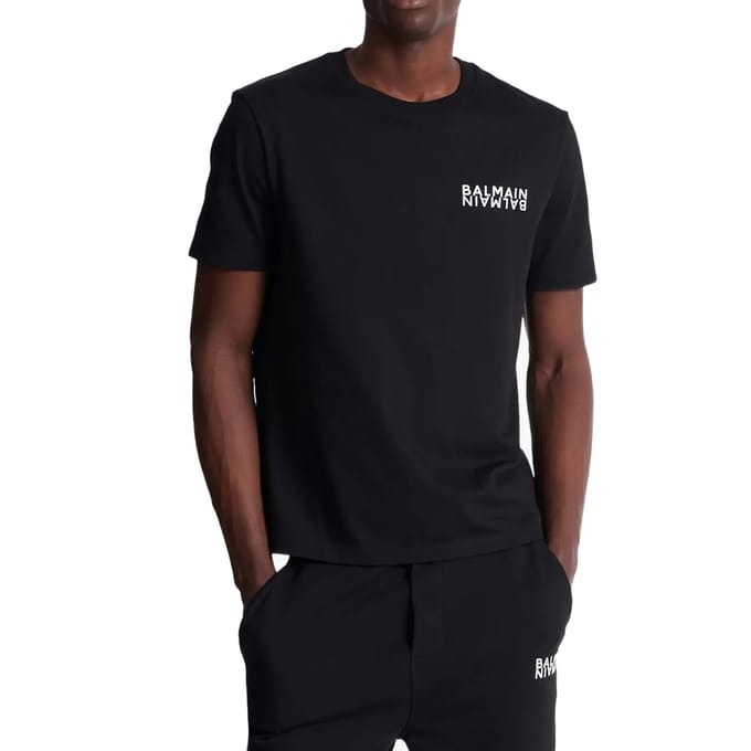 Balmain T-shirt met logo-opdruk