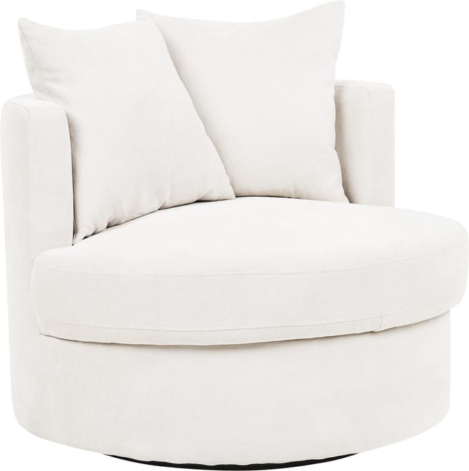 DALBY - Fauteuil - Lichtbeige - Polyester