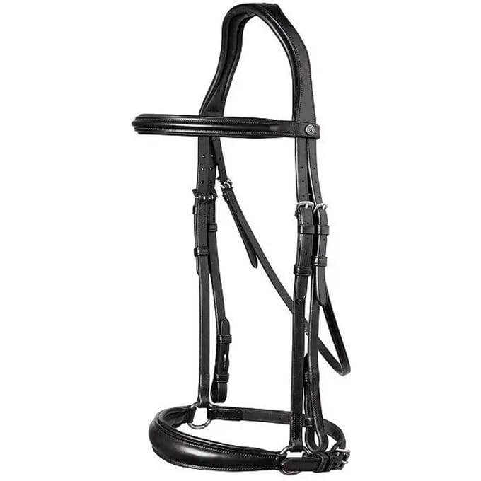 Trust Rome trens hoofdstel lage neusriem Black Cob