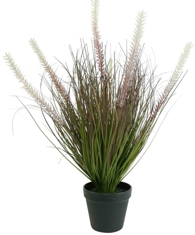 Kunstgras in pot Uiengras kunstplant H57cm