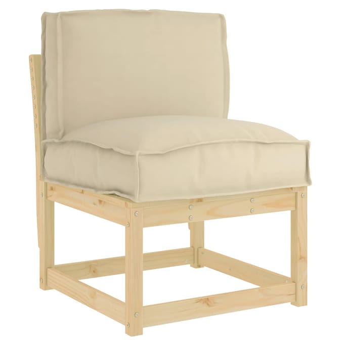 vidaXL - Kussen - Beige - 50 - x - 40 - x - 12 - cm - Oxford - Stof