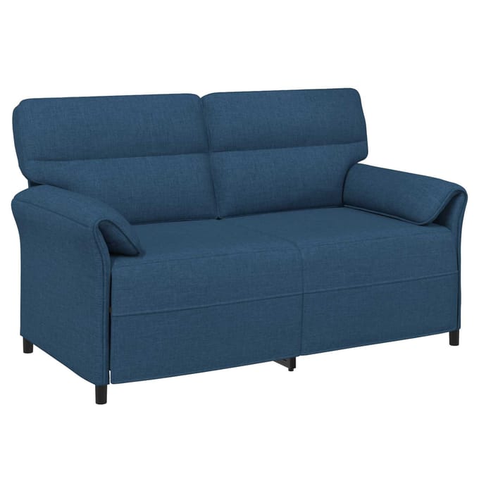 vidaXL - Bank - 100% - polyester - metalen - frame - MDF, - Multiplex