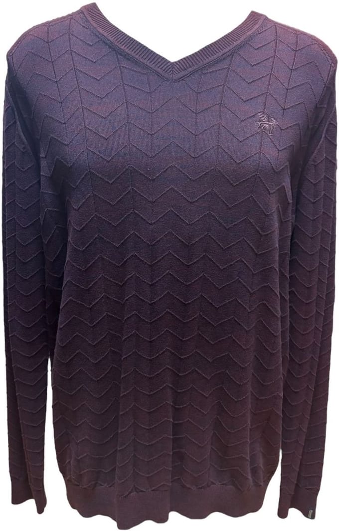 Vanguard Trui - Mannen - Bordeaux - Maat XL