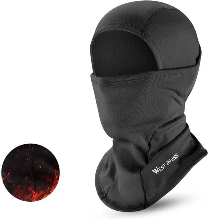 Actania Ski Mask - Dames - Heren - Winddicht - Zwart