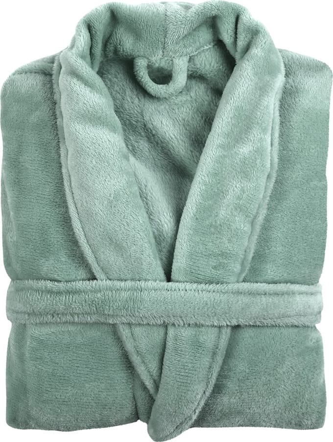 TISECO HOME STUDIO - Kamerjas - MICROFLANNEL COSY - S/M - 100% polyester - Saliegroen