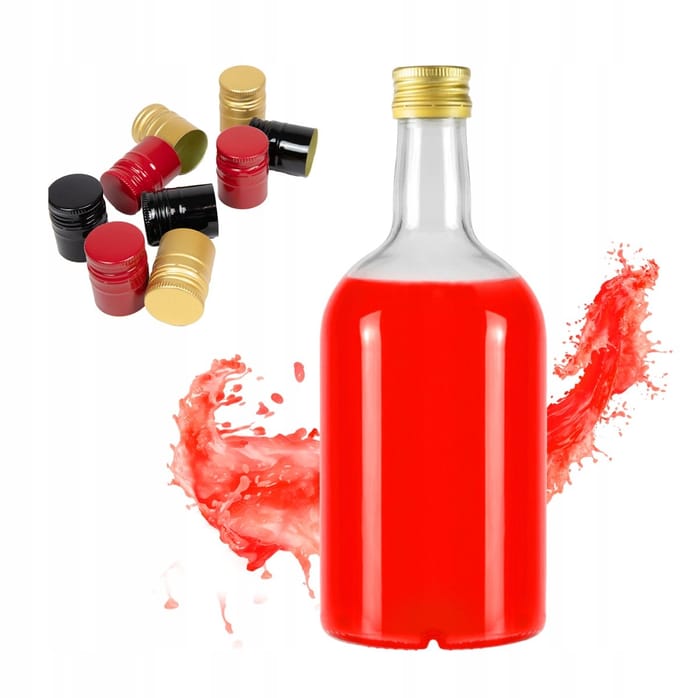 Bimberek Blanka - Glazen Fles - 500ml - Elegant - Met Dop