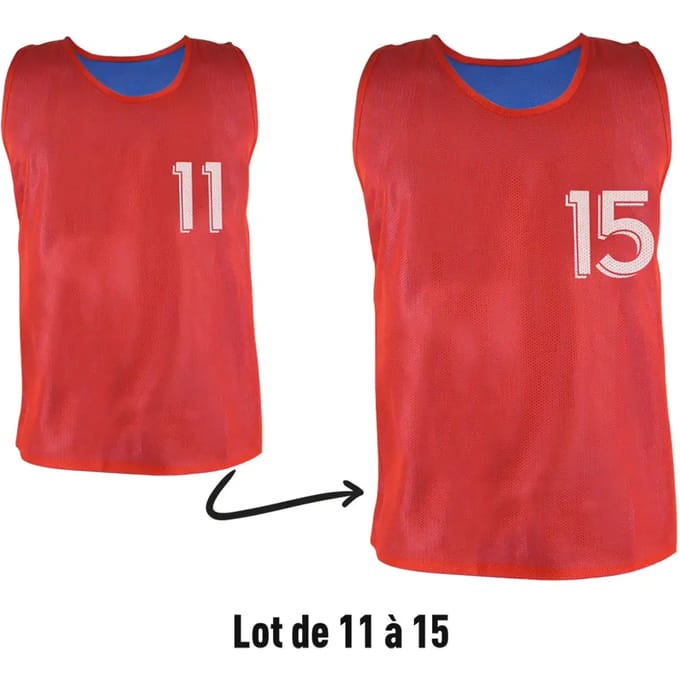 Omkeerbare stola's met nummers (N° 11 tot 15) Sporti (x5)