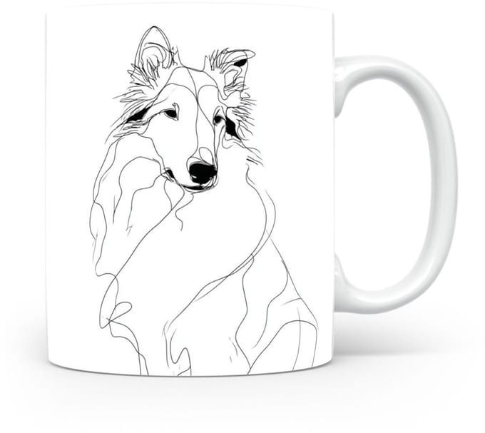 Beker Schotse Collie (Rough Collie)
