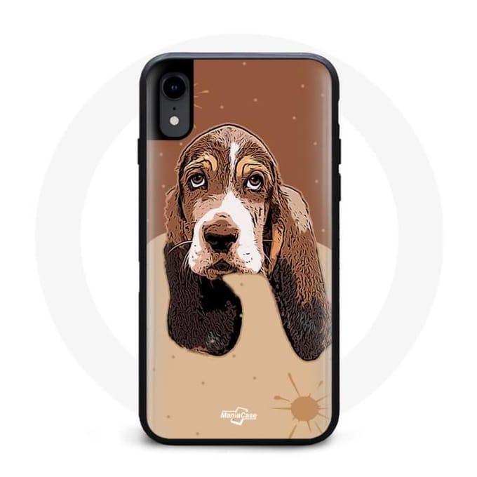 Coque Iphone XS Basset Hound