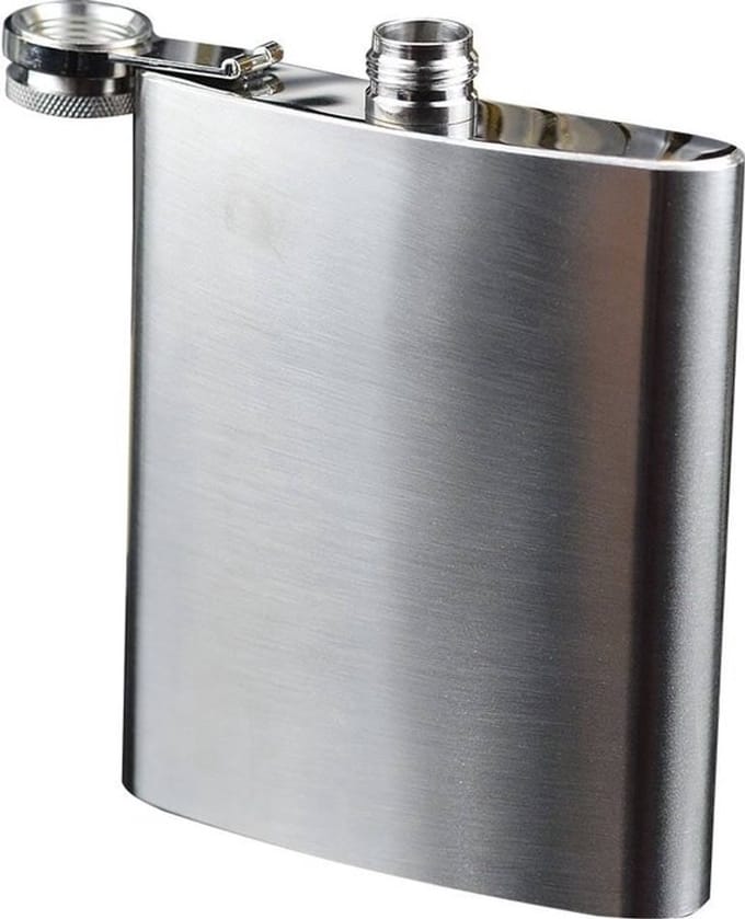 Livenzo roestvrijstale heupfles - flagon 8OZ - 237ML