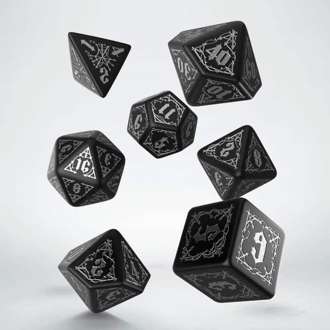 Q-Workshop Bloodsucker - Zwart & Zilver Dobbelset (7)