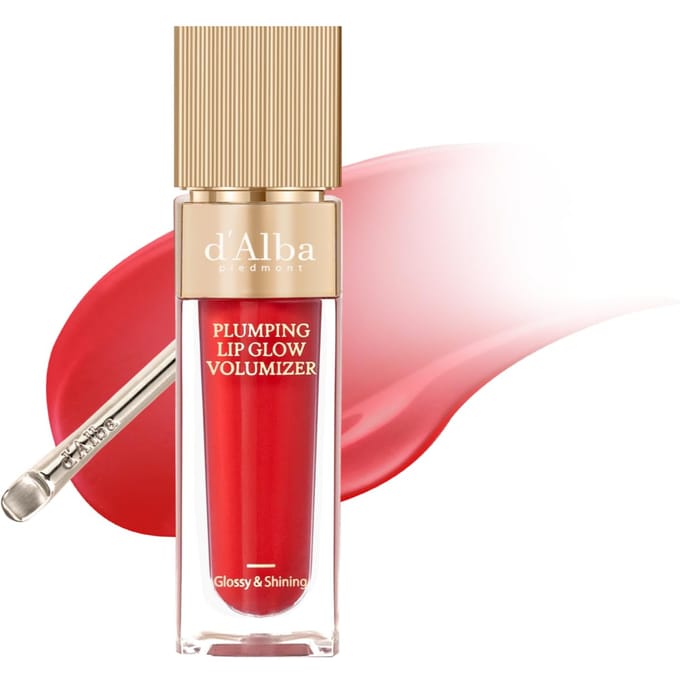 Glow Volumisant Lèvres Hydratant Gloss à Lèvres Teinté Hypoallergénique Plumper Lèvres [d'Alba Officiel] d'Alba (Rose rubis)
