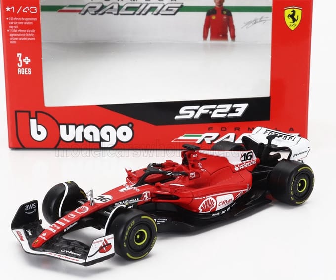 Ferrari SF23 - Charles Leclerc - Las Vegas 2023 - Bburago 1:43