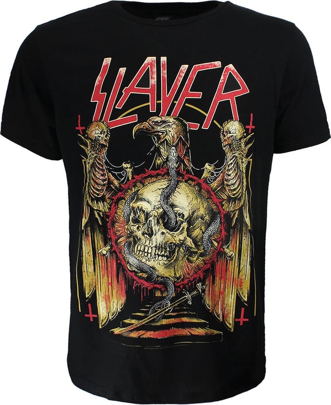 Slayer Eagle and Serpent T-Shirt - Officiële Merchandise - S