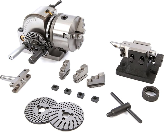 HBM BS-0 Verdeelapparaat SET met 125 mm. 3 Klauwplaat