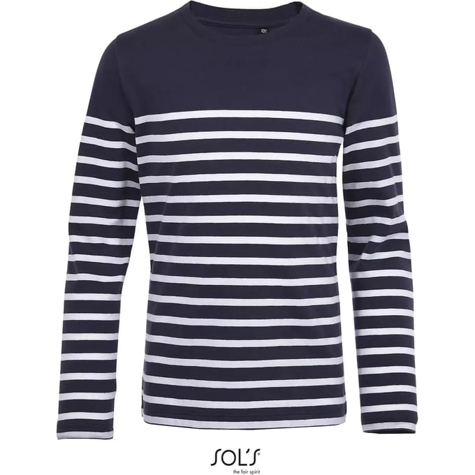 Kinder-T-shirt met lange mouwen Sol's Matelot