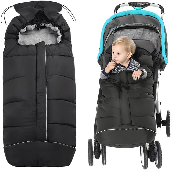 Universele Wintervoetenzak voor Kinderwagen - Warm, Waterdicht en Winddicht
