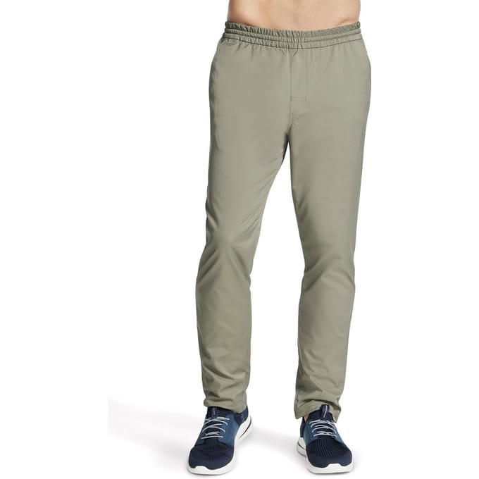 Skechers Performance Pant Downtown Classic Polyester Heren Olijfgroene Joggingbroek