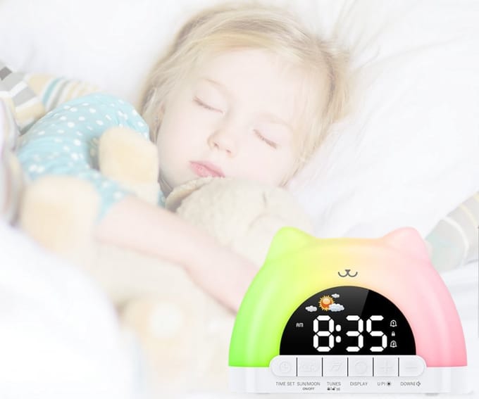 Kinderwekker - Digitale Wekker Slaapkamer - Slaaptrainer Kinderen