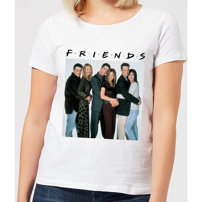 Friends Group Shot dames t-shirt - Wit - M