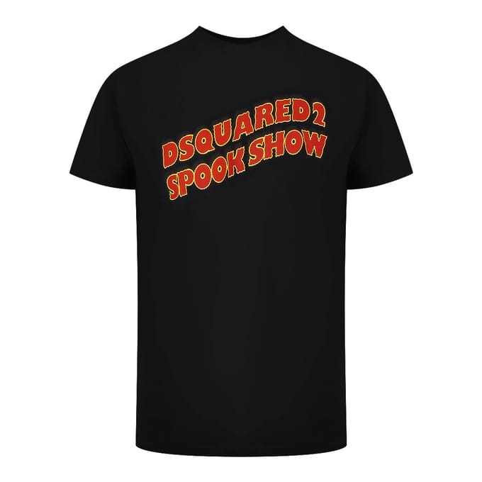 Dsquared2 Logo T-shirt Zwart
