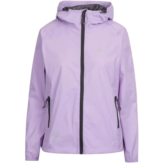 Dames waterdichte hoodie-jack met rits Trespass Qikpac
