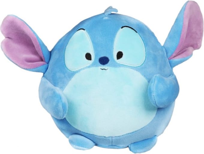 Stitch - Disney Squashy Podgies Pluche Knuffel 24 cm