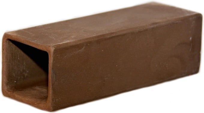 CeramicNature Leghol Medium Rechthoek Bruin