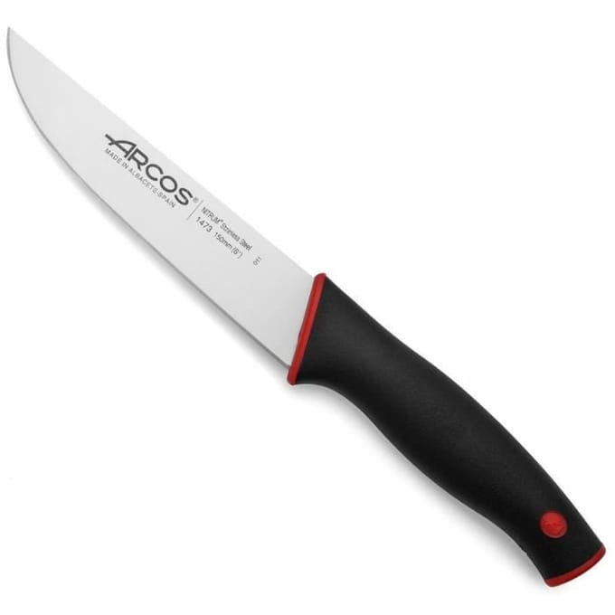 Couteau à Decouper - ARCOS - Dúo - Lame en Acier Inoxydable Nitrum® - 150 mm - Ergonomique