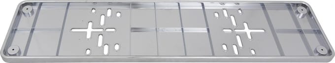 Carpoint Onderlegplaat Eu Luxe 52 X 11 Cm Chroom