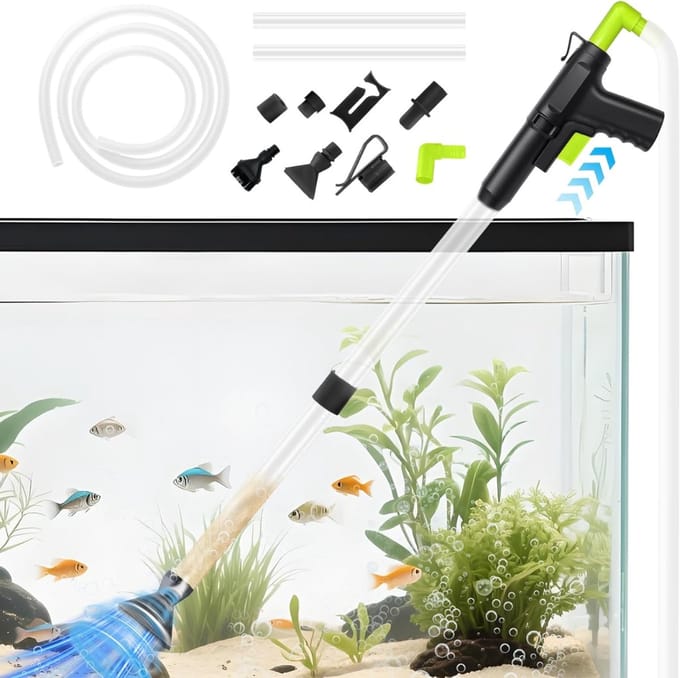 DailySupplies® Aquarium Stofzuiger - Bodemreiniger - Decoratie
