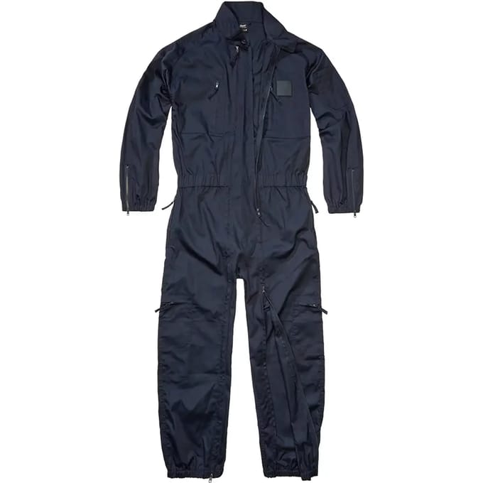Brandit Flight Jumpsuit Met Lange Mouwen Blauw S Man