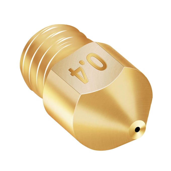 6PCS 3D Printer Messing Koperen Extruder Nozzle MK8 0.4mm voor Creality CR-6 SE 3D Printer 1.75mm 6pcs brass nozzles beige