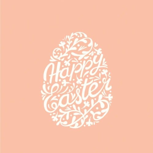 Stewo paas servetten, formaat 33 x 33 cm. - happy easter