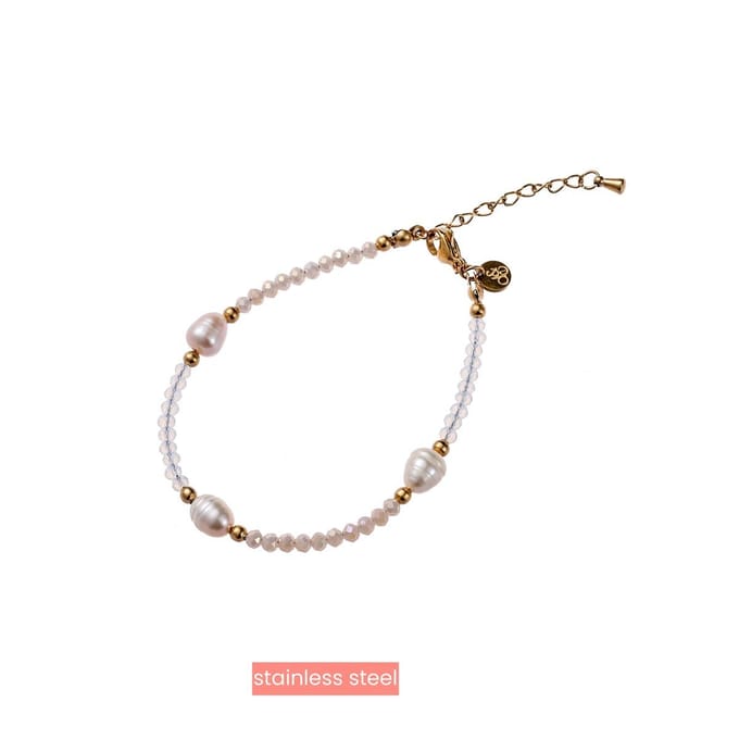Go Dutch Label Armband (Sieraad) parels en bedels Wit